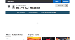 Desktop Screenshot of comune.montesanmartino.mc.it